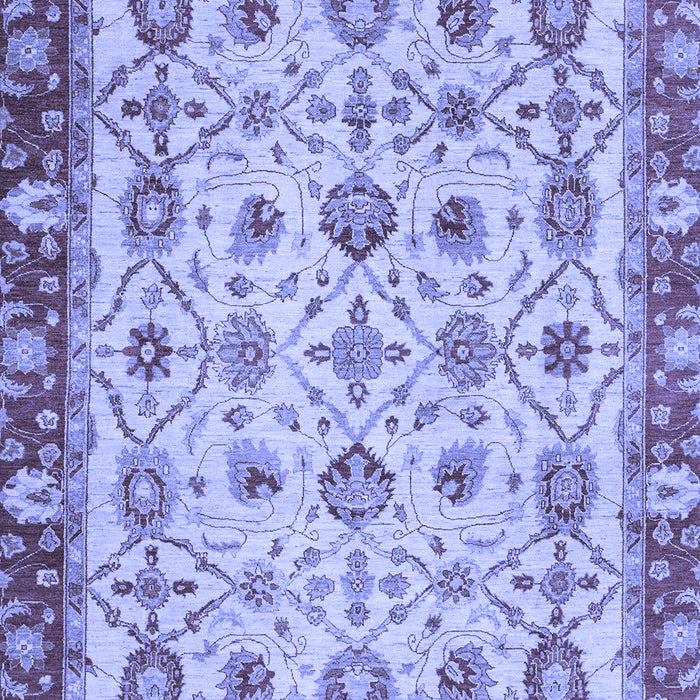 Machine Washable Oriental Blue Traditional Rug, wshabs3037blu