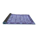 Sideview of Oriental Blue Traditional Rug, abs3037blu