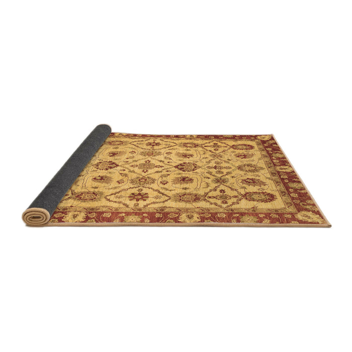Sideview of Oriental Brown Traditional Rug, abs3037brn