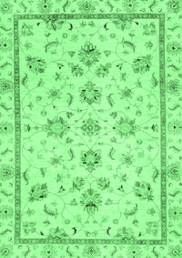 Oriental Emerald Green Traditional Rug, abs3038emgrn