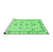 Sideview of Machine Washable Oriental Emerald Green Traditional Area Rugs, wshabs3038emgrn