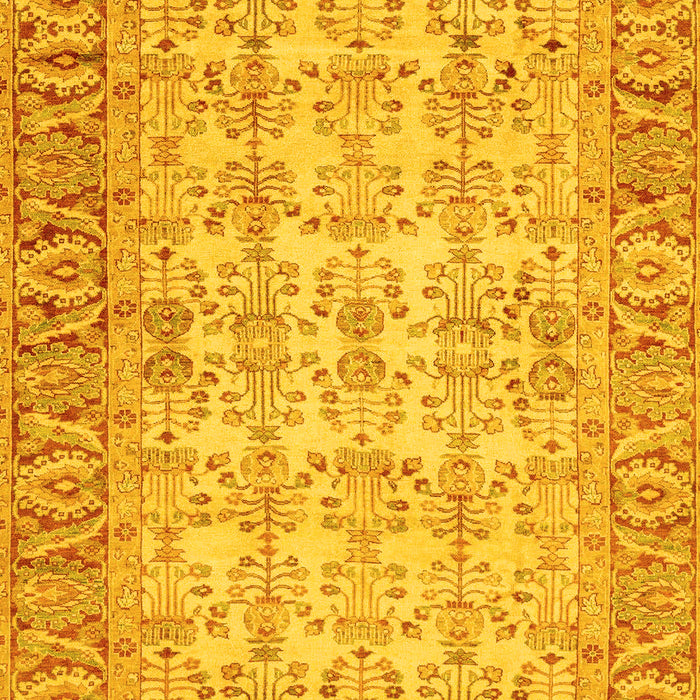 Abstract Yellow Modern Rug, abs3039yw