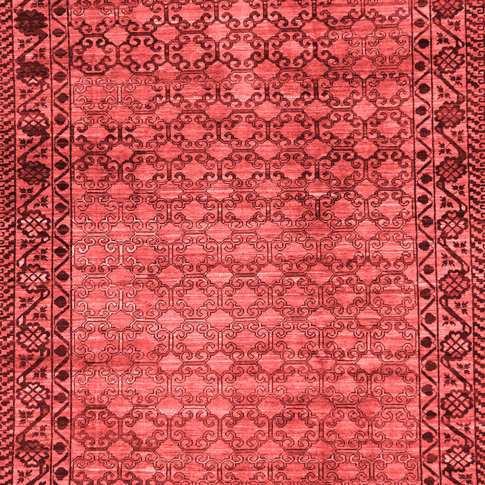 Machine Washable Southwestern Red Country Rug, wshabs303red