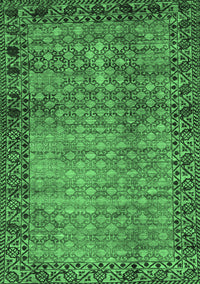 Southwestern Emerald Green Country Rug, abs303emgrn