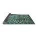 Sideview of Southwestern Light Blue Country Rug, abs303lblu