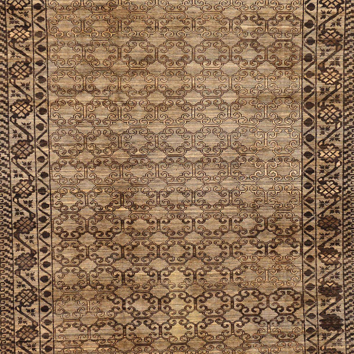 Machine Washable Abstract Sangria Brown Rug, wshabs303