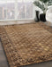 Machine Washable Abstract Sangria Brown Rug in a Family Room, wshabs303