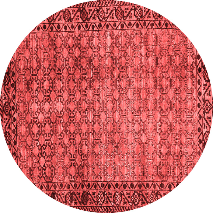 Machine Washable Southwestern Red Country Rug, wshabs303red
