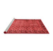 Country Red Washable Rugs