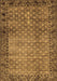 Machine Washable Southwestern Brown Country Rug, wshabs303brn