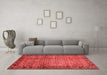 Country Red Washable Rugs