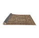 Sideview of Abstract Light Copper Gold Southwestern Rug, abs304