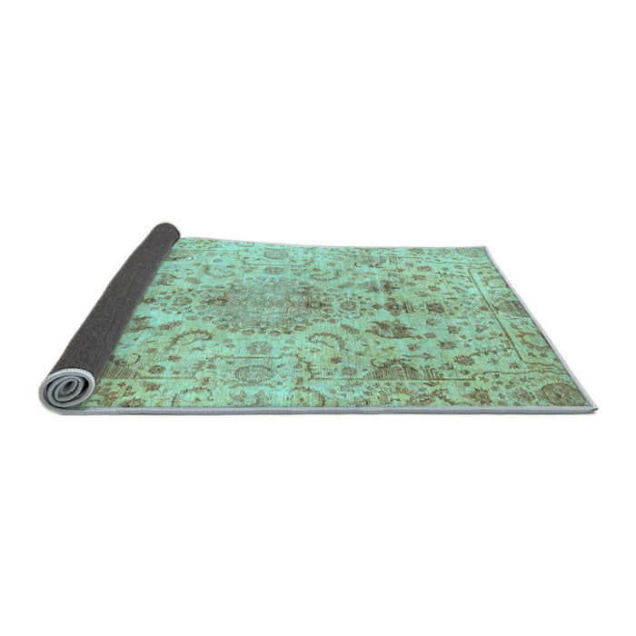 Sideview of Oriental Light Blue Traditional Rug, abs3040lblu