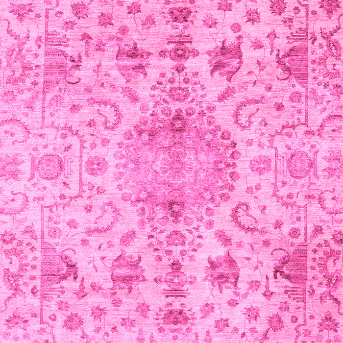 Machine Washable Oriental Pink Traditional Rug, wshabs3040pnk