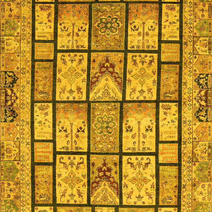 Abstract Yellow Modern Rug, abs3041yw