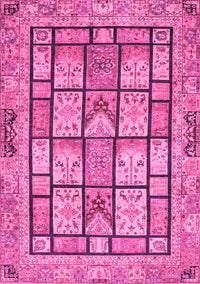 Abstract Pink Modern Rug, abs3041pnk