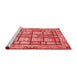 Modern Red Washable Rugs