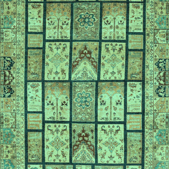 Abstract Turquoise Modern Rug, abs3041turq