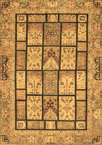 Abstract Brown Modern Rug, abs3041brn