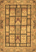 Abstract Brown Modern Rug, abs3041brn