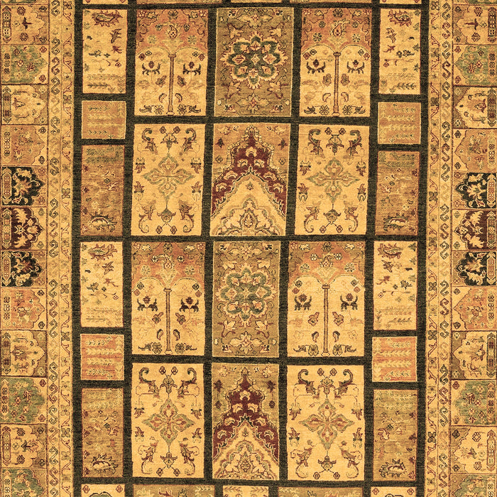Abstract Brown Modern Rug, abs3041brn