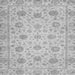 Square Machine Washable Oriental Gray Traditional Rug, wshabs3042gry