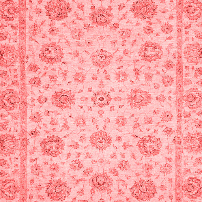 Machine Washable Oriental Red Traditional Rug, wshabs3042red