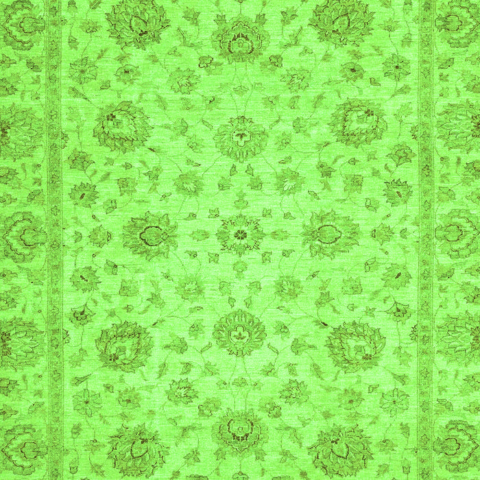 Machine Washable Oriental Green Traditional Area Rugs, wshabs3042grn