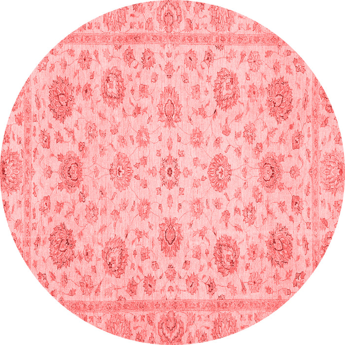 Machine Washable Oriental Red Traditional Rug, wshabs3042red