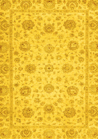 Oriental Yellow Traditional Rug, abs3042yw