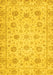 Oriental Yellow Traditional Rug, abs3042yw