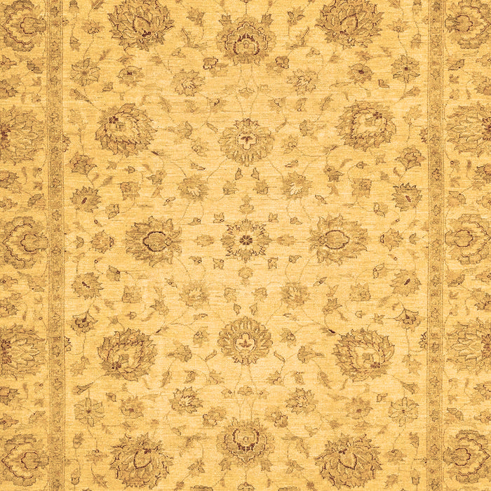 Machine Washable Oriental Brown Traditional Rug, wshabs3042brn