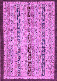 Abstract Purple Modern Rug, abs3043pur