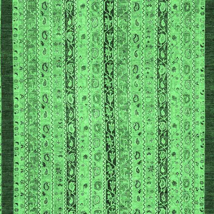 Abstract Emerald Green Modern Rug, abs3043emgrn