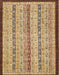 Machine Washable Abstract Sienna Brown Rug, wshabs3043