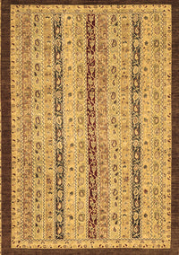 Abstract Brown Modern Rug, abs3043brn