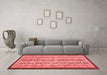 Modern Red Washable Rugs