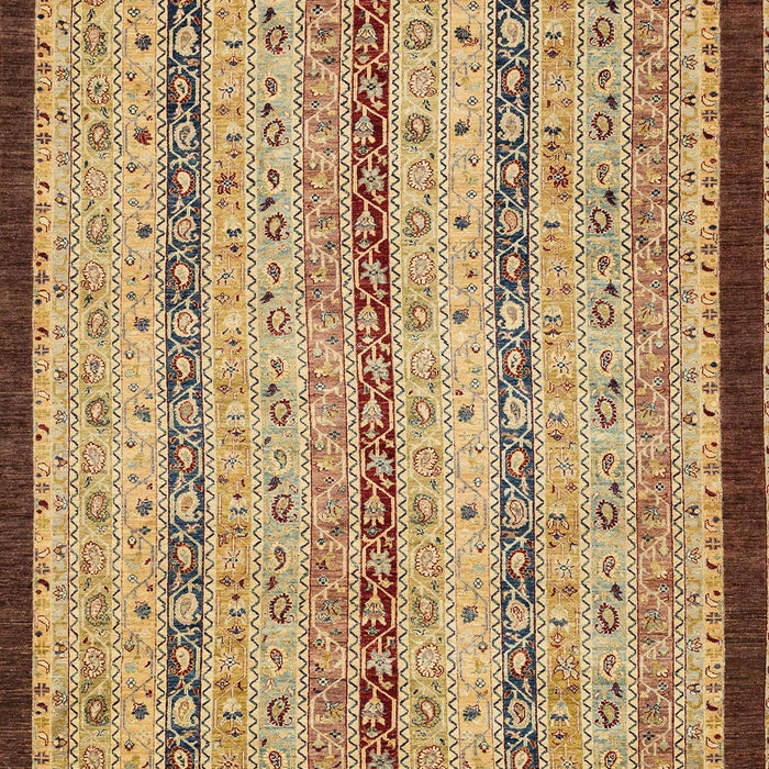 Abstract Sienna Brown Modern Rug, abs3043
