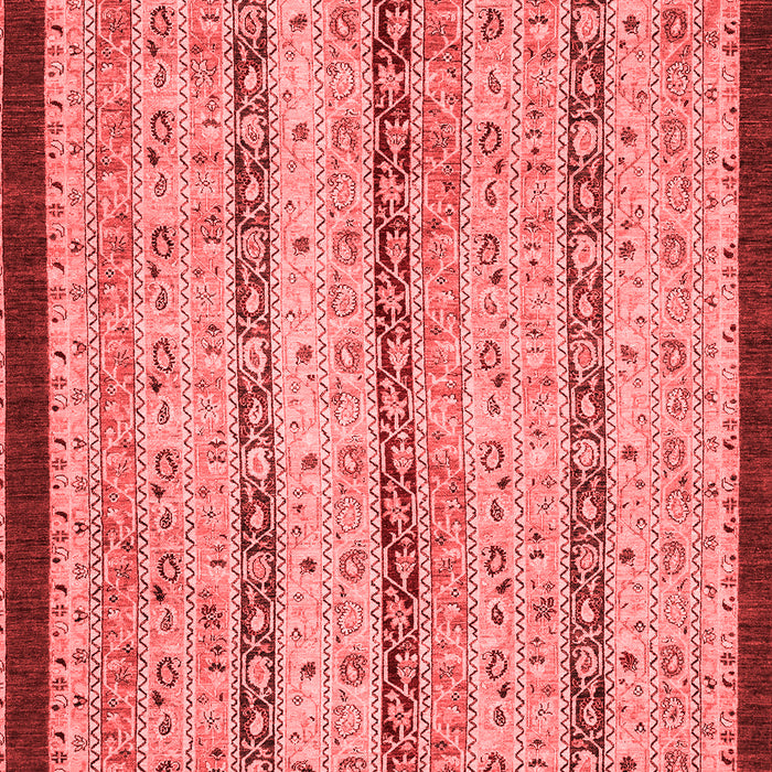 Machine Washable Abstract Red Modern Rug, wshabs3043red