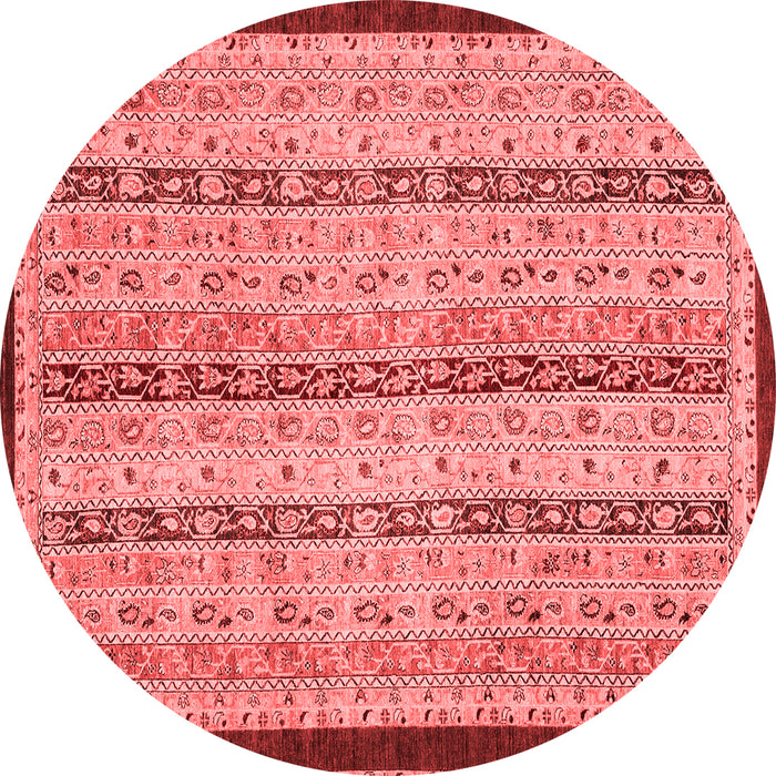 Machine Washable Abstract Red Modern Rug, wshabs3043red
