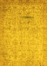 Oriental Yellow Traditional Rug, abs3044yw