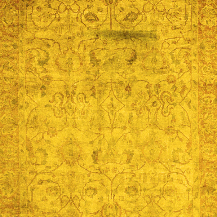 Oriental Yellow Traditional Rug, abs3044yw