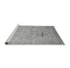 Sideview of Machine Washable Oriental Gray Traditional Rug, wshabs3044gry