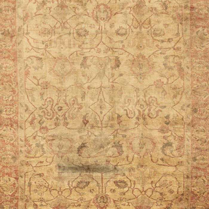 Machine Washable Abstract Orange Rug, wshabs3044