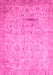 Machine Washable Oriental Pink Traditional Rug, wshabs3044pnk