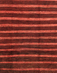 Machine Washable Abstract Red Rug, wshabs3045