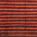 Square Abstract Red Modern Rug, abs3045