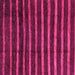 Square Abstract Pink Modern Rug, abs3045pnk