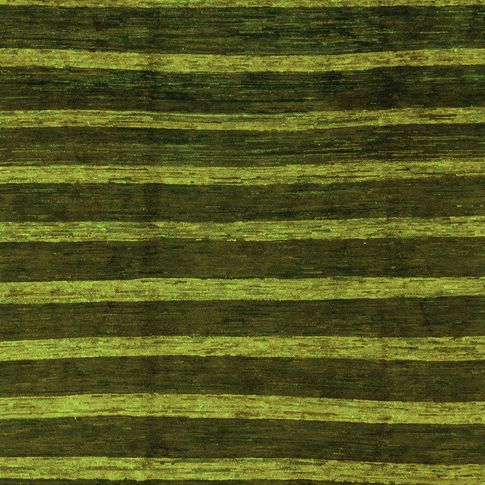 Machine Washable Abstract Green Modern Area Rugs, wshabs3045grn