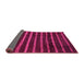 Sideview of Abstract Pink Modern Rug, abs3045pnk